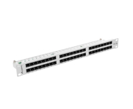LANBERG Patch Panel 48 Port 1U Kat.5E szary PPU5-1048-S - 457255 - zdjęcie 2